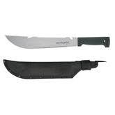 Machete 12" tipo rabo ango negro en funda truper